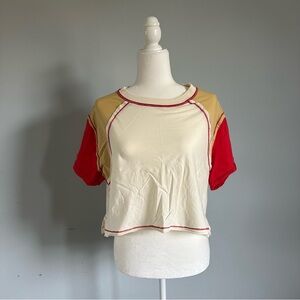 Normcore Colorblock Women's Crop Top